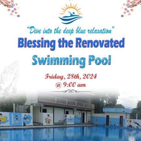 Blessing the Renovated Swimming Pool